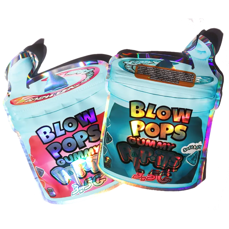 Blow Pops Gummy Mylar Bags 3.5G